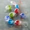 12 Pack: Multicolor Lampwork Glass Marbled Beads by Bead Landing™